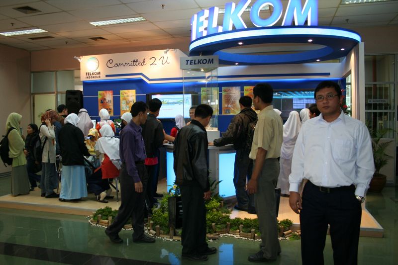 Me in front of Telkom Booth